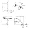 viewgopro single kuvarihoidja monitorihoidja ergonoomika puhas laud mugav kuvarihoidja ergonoomiline tool ergoway dual
